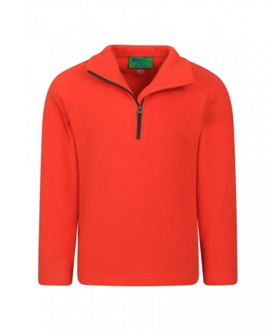 Camber II Kids Half-Zip Fleece Orange $11.39 Fleece