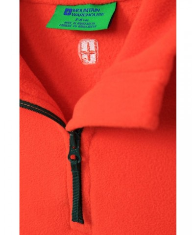 Camber II Kids Half-Zip Fleece Orange $11.39 Fleece