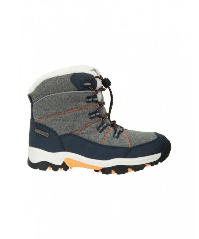 Comet Kids Waterproof Snow Boots Dark Grey $29.67 Footwear