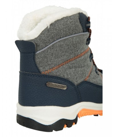 Comet Kids Waterproof Snow Boots Dark Grey $29.67 Footwear