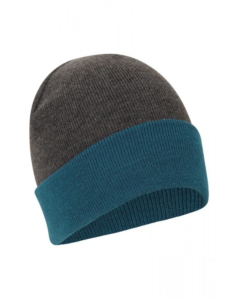 Augusta Reversible Recycled Beanie Petrol $8.00 Accessories