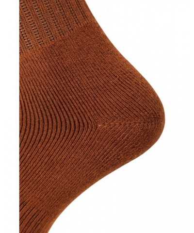 Outdoor Mens Mid-Calf Hiking Socks 3-pack Mustard $11.39 Accessories