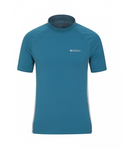 Mens UV Rash Guard Petrol $12.99 Swimwear