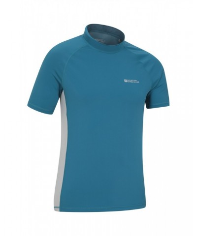 Mens UV Rash Guard Petrol $12.99 Swimwear