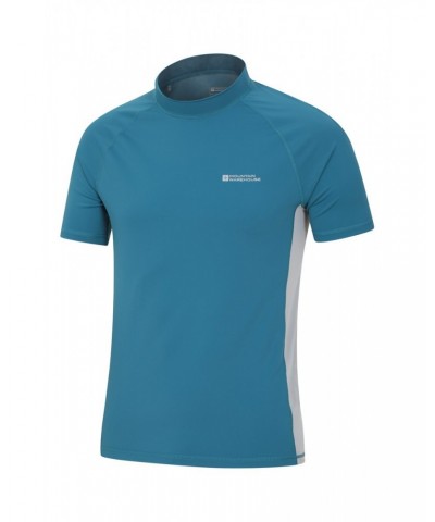 Mens UV Rash Guard Petrol $12.99 Swimwear