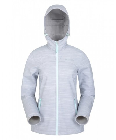 Exodus Womens Printed Water Resistant Softshell Grey $33.60 Jackets