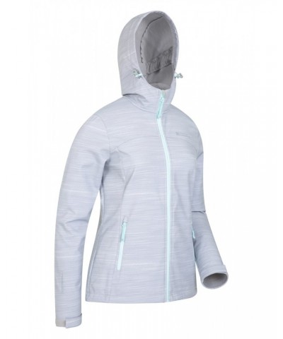 Exodus Womens Printed Water Resistant Softshell Grey $33.60 Jackets