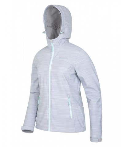 Exodus Womens Printed Water Resistant Softshell Grey $33.60 Jackets