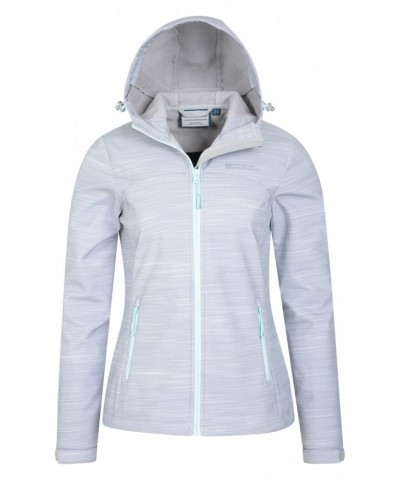 Exodus Womens Printed Water Resistant Softshell Grey $33.60 Jackets