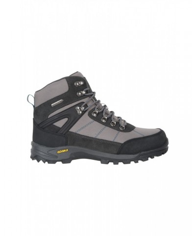 Storm Mens Waterproof IsoGrip Boots Dark Grey $41.40 Footwear