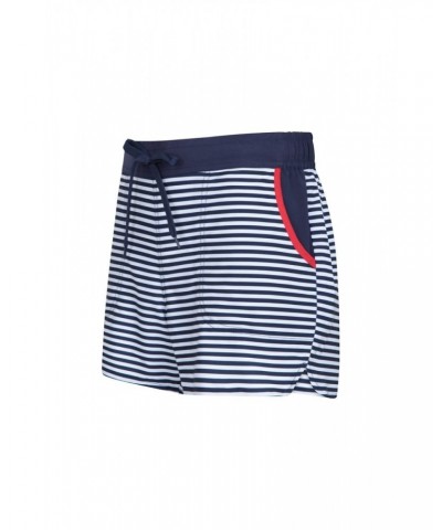 Patterned Womens Stretch Boardshorts - Short Nautical $17.48 Pants