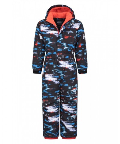 Cloud Printed Kids Waterproof All in One Snowsuit Dark Grey $27.60 Jackets