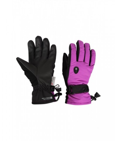 Extreme Waterproof Womens Ski Gloves Purple $20.39 Accessories