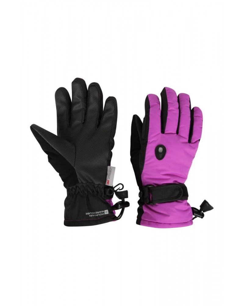 Extreme Waterproof Womens Ski Gloves Purple $20.39 Accessories