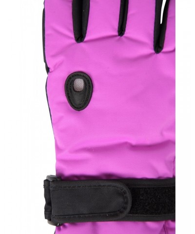 Extreme Waterproof Womens Ski Gloves Purple $20.39 Accessories