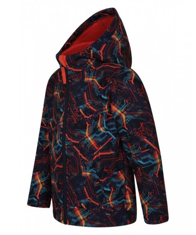 Exodus Kids Printed Water Resistant Softshell Bright Orange $15.65 Jackets