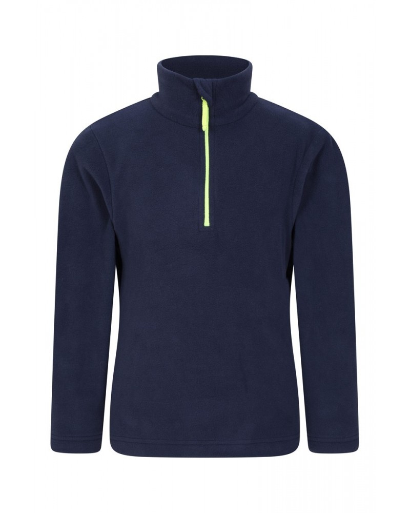 Camber II Kids Half-Zip Fleece Dark Blue $11.59 Fleece