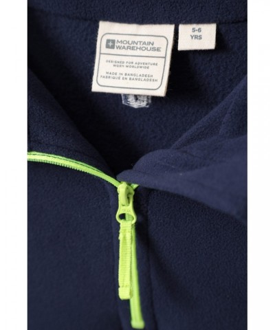 Camber II Kids Half-Zip Fleece Dark Blue $11.59 Fleece