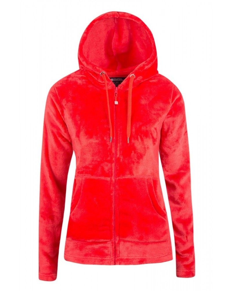 Snaggle Womens Hooded Fleece Coral $16.81 Loungewear