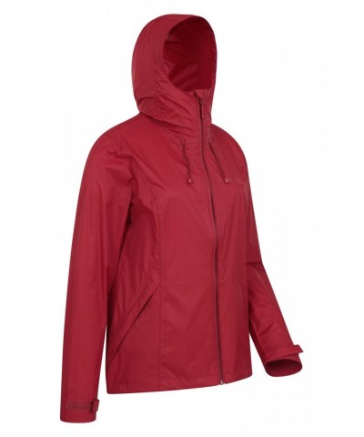 Swerve Womens Packaway Waterproof Jacket Red $18.92 Jackets