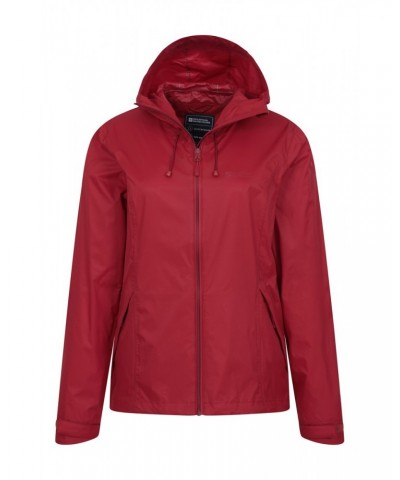 Swerve Womens Packaway Waterproof Jacket Red $18.92 Jackets