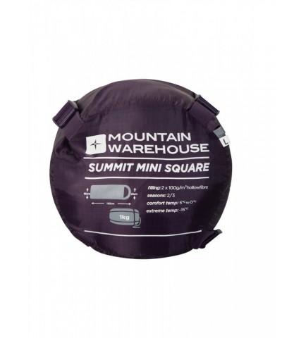 Summit Mini Square Sleeping Bag Dark Purple $21.45 Sleeping Bags