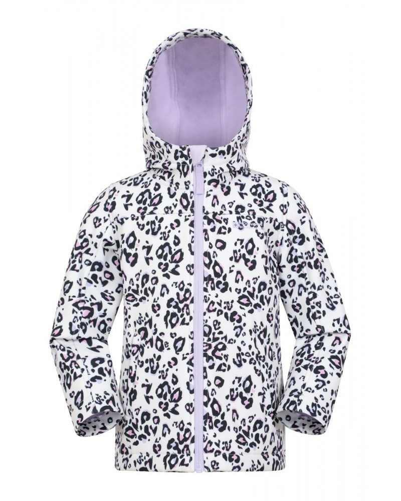 Exodus II Kids Printed Water-resistant Softshell Cream $19.46 Jackets