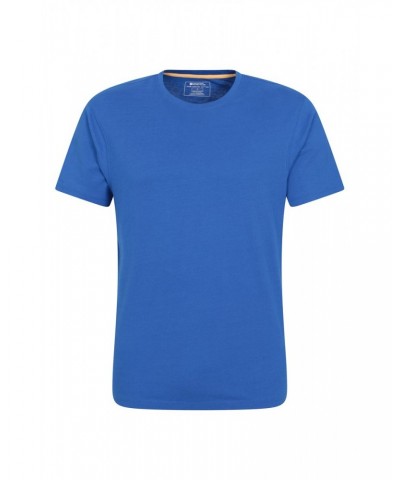 Eden II Mens Organic T-Shirt Bright Blue $10.99 Tops