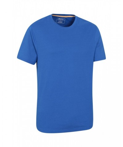 Eden II Mens Organic T-Shirt Bright Blue $10.99 Tops