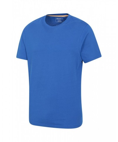 Eden II Mens Organic T-Shirt Bright Blue $10.99 Tops