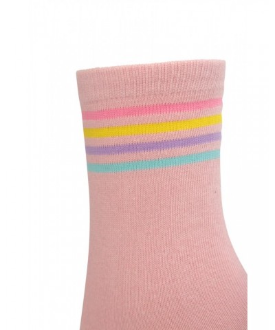 Tie Dye Kids Recycled Socks Multipack Pale Pink $10.25 Accessories