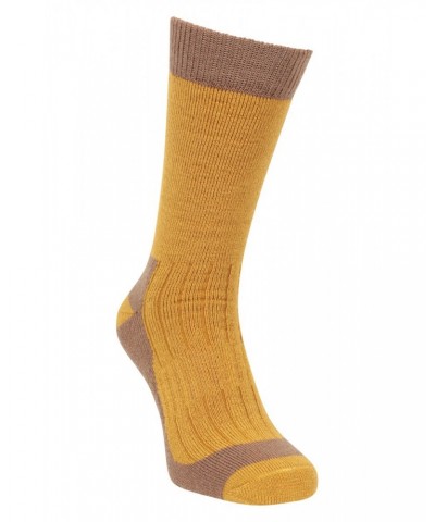 Explorer Mens Merino Mid-Calf Socks Mustard $17.09 Accessories