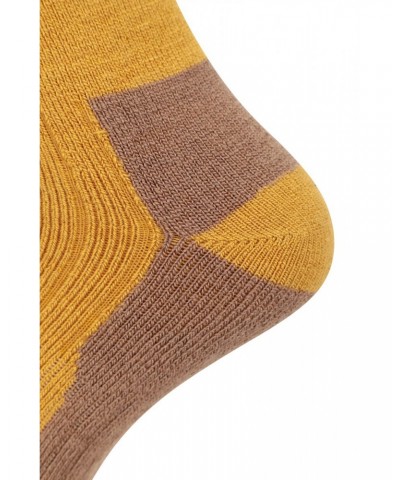 Explorer Mens Merino Mid-Calf Socks Mustard $17.09 Accessories