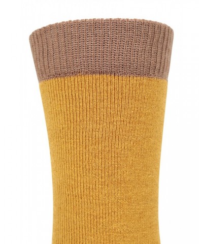 Explorer Mens Merino Mid-Calf Socks Mustard $17.09 Accessories