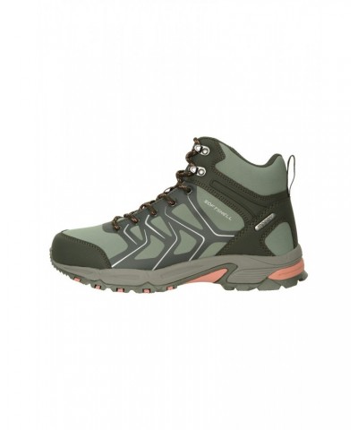 Shadow Waterproof Womens Softshell Boots Khaki $28.61 Footwear