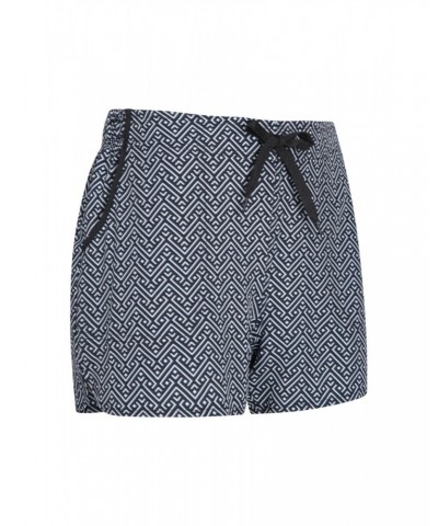 Patterned Womens Stretch Boardshorts - Short Monochrome $19.46 Pants