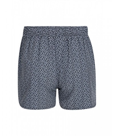 Patterned Womens Stretch Boardshorts - Short Monochrome $19.46 Pants