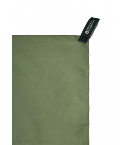 Microfibre Travel Towel - Large - 130 x 70cm Khaki $11.99 Travel Accessories