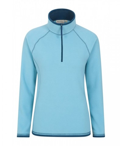 Montana Womens Half-Zip Fleece Blue $15.11 Fleece