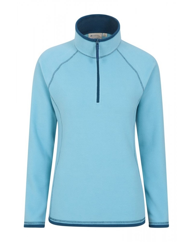 Montana Womens Half-Zip Fleece Blue $15.11 Fleece