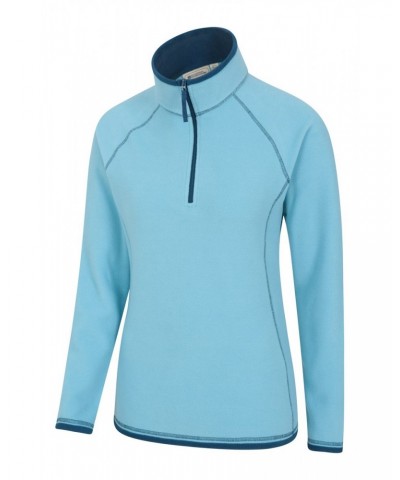 Montana Womens Half-Zip Fleece Blue $15.11 Fleece