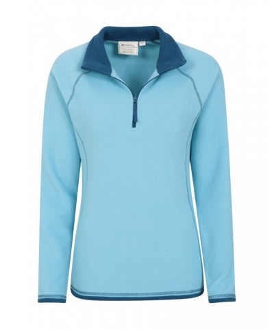 Montana Womens Half-Zip Fleece Blue $15.11 Fleece