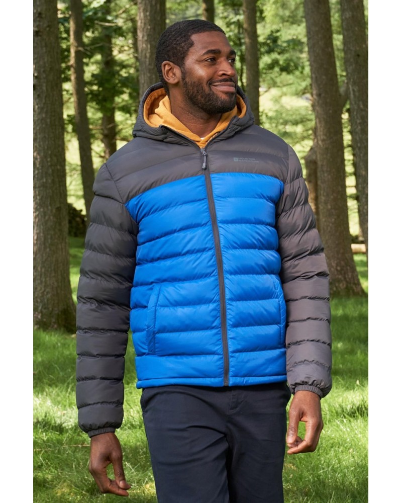 Seasons II Mens Insulated Jacket Bright Blue $30.10 Jackets