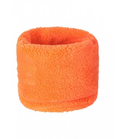 Kids Sherpa Fleece Neck Gaiter Orange $10.00 Accessories