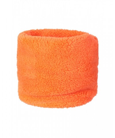 Kids Sherpa Fleece Neck Gaiter Orange $10.00 Accessories