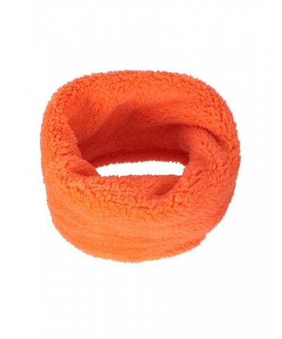 Kids Sherpa Fleece Neck Gaiter Orange $10.00 Accessories