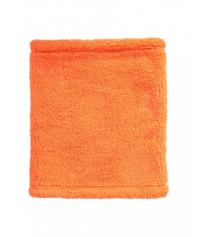 Kids Sherpa Fleece Neck Gaiter Orange $10.00 Accessories