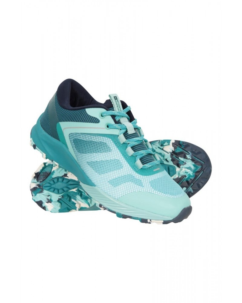 Performance Womens OrthoLite® Trail Runners Teal $28.08 Active