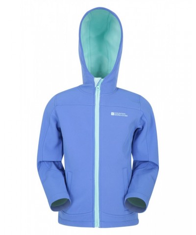 Exodus Kids Water Resistant Softshell Pale Blue $15.51 Softshell Jackets