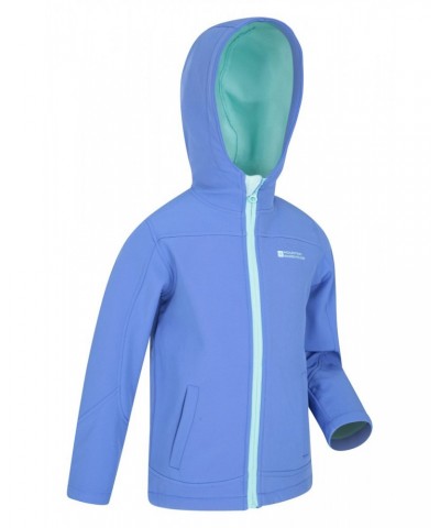 Exodus Kids Water Resistant Softshell Pale Blue $15.51 Softshell Jackets